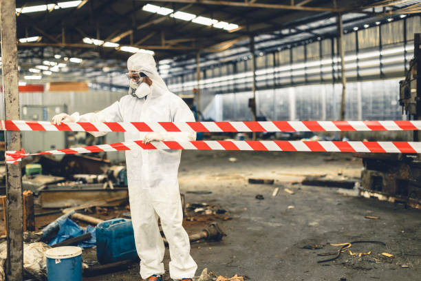 Professional Odor Removal technician working in Cornish, UT